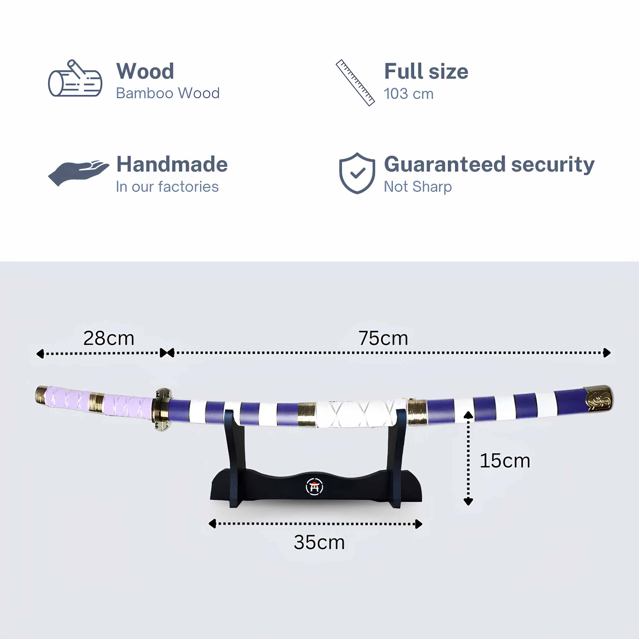 Hashiman - Katana One Piece (Nidai Kitetsu)