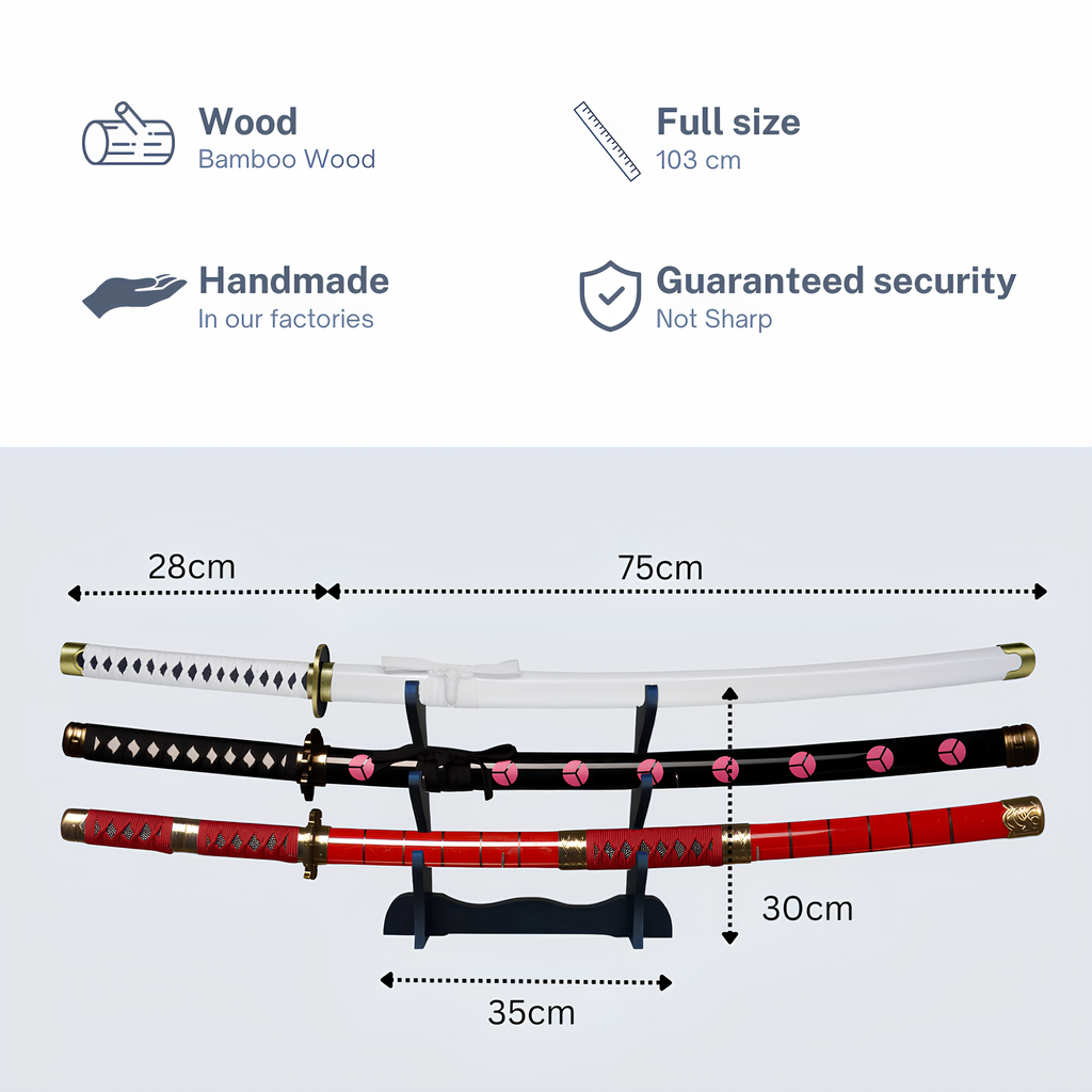 Hashiman - Triple Katana One Piece (Roronoa Zoro)