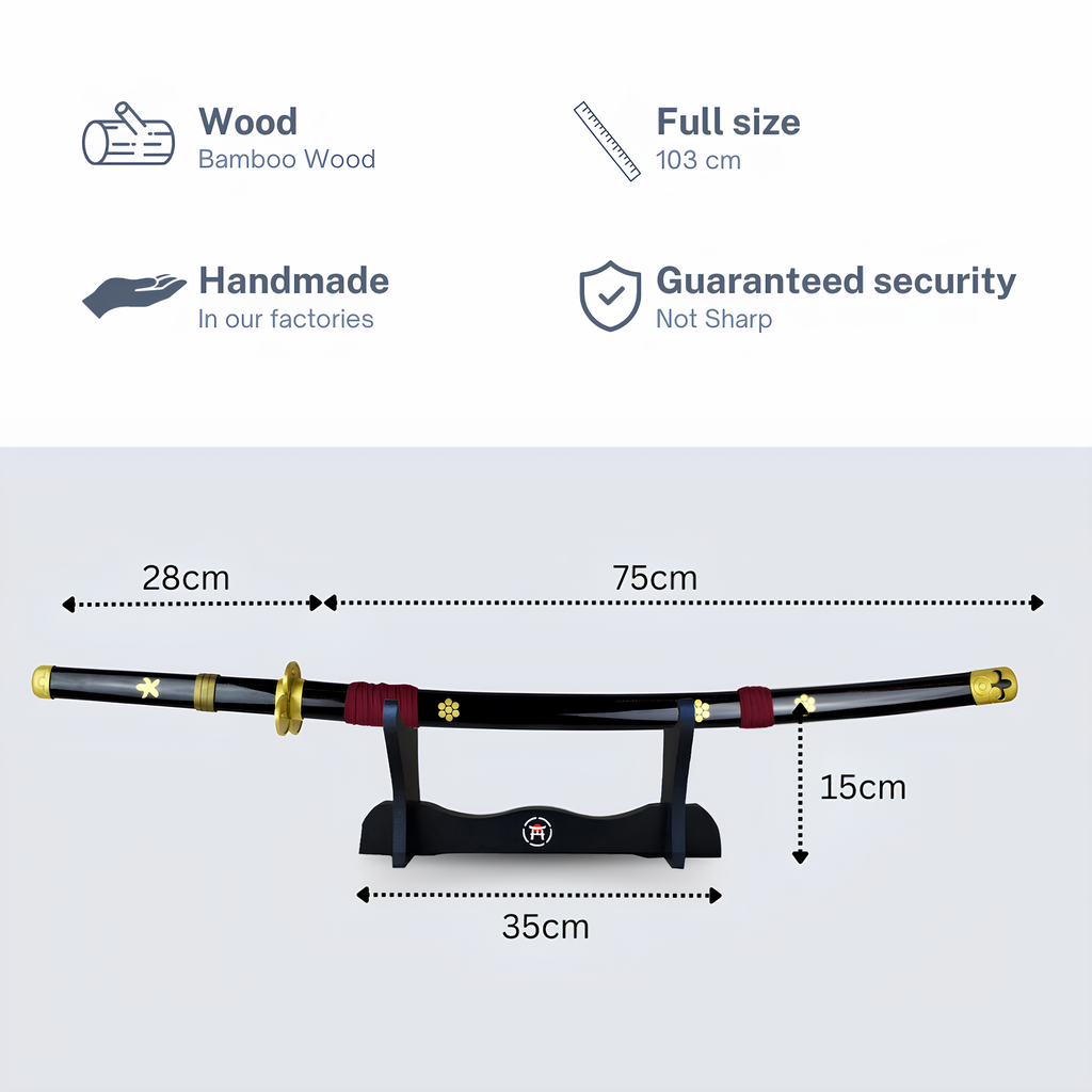 Hashiman - Katana One Piece (Enma Noir)