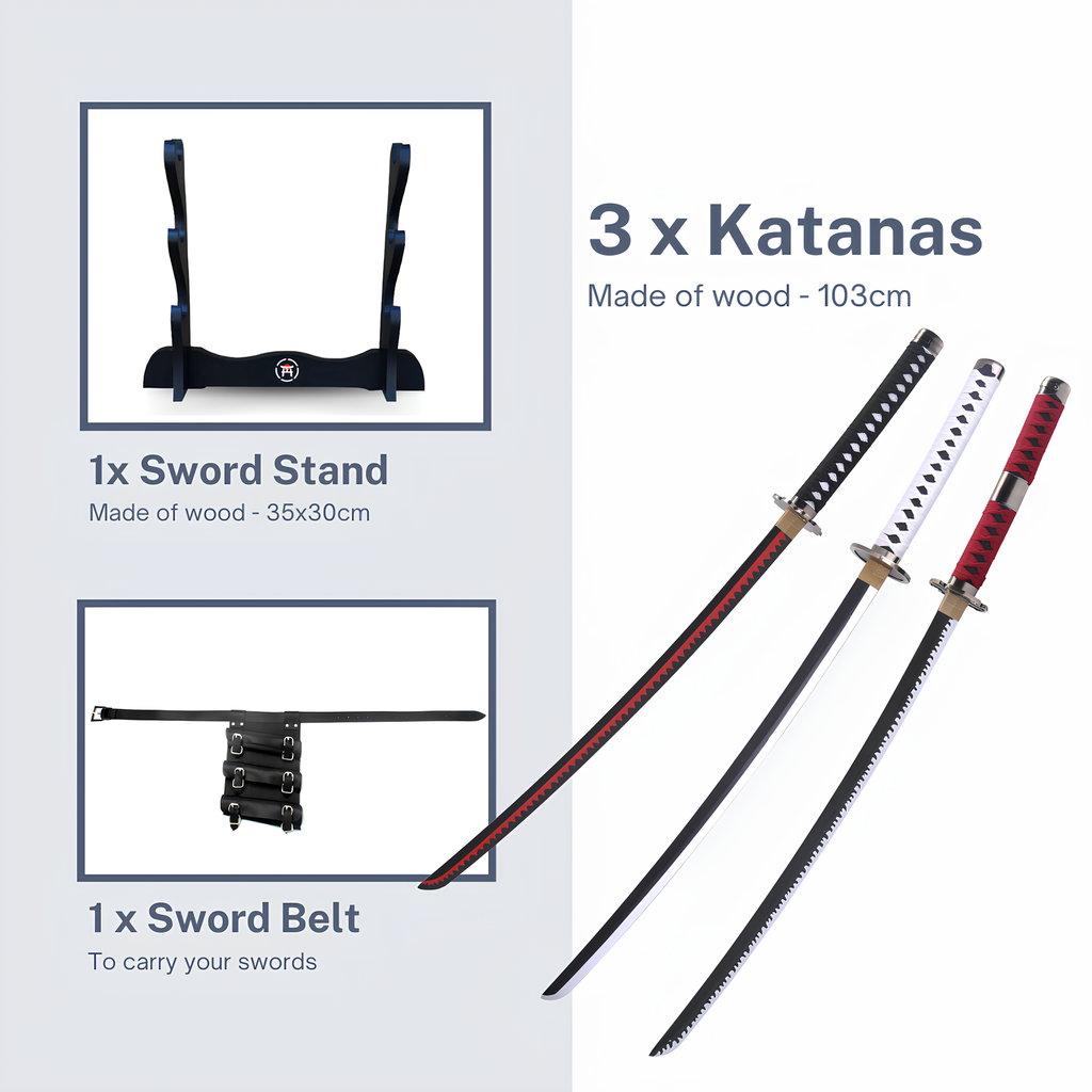 Hashiman - Triple Katana One Piece (Roronoa Zoro)