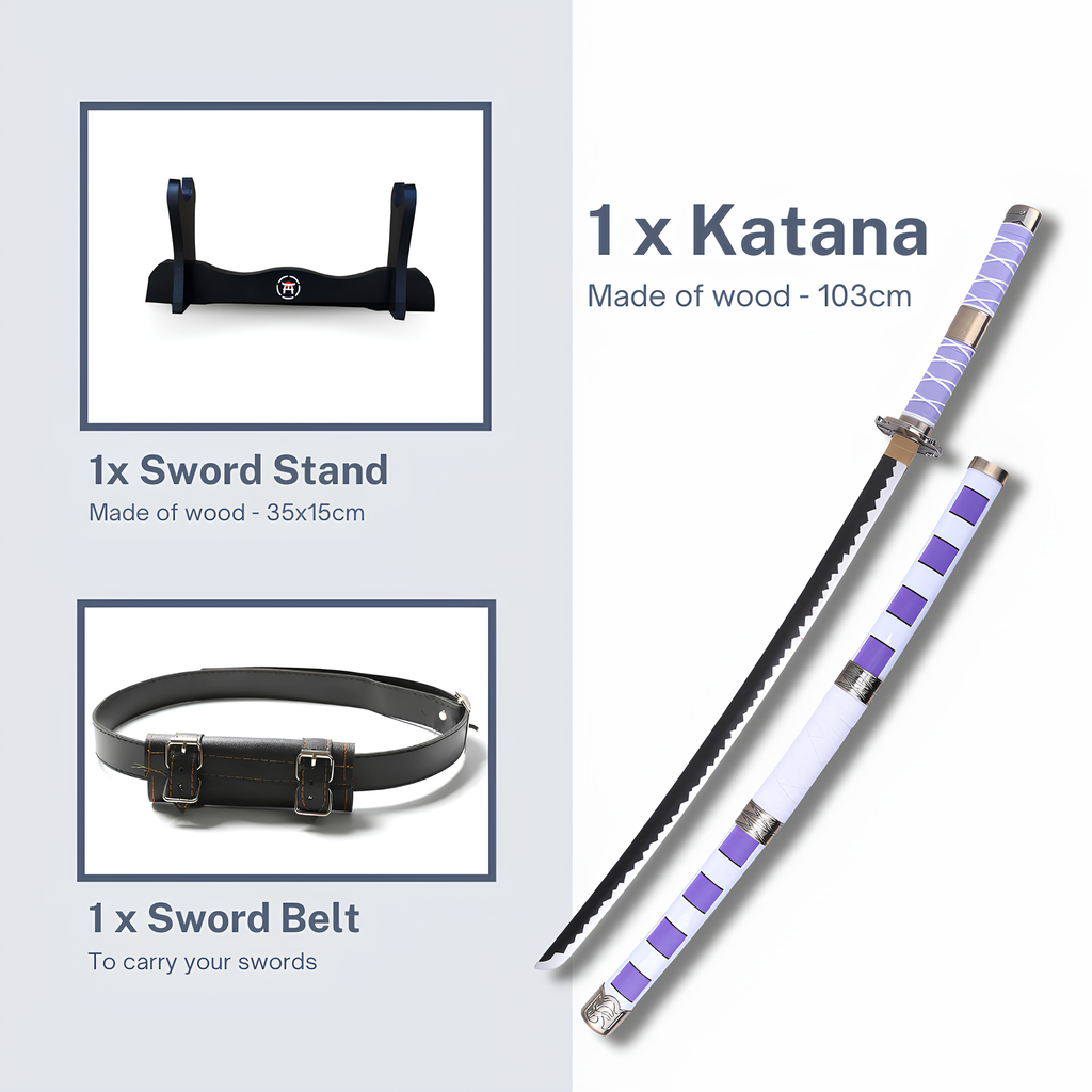 Hashiman - Katana One Piece (Nidai Kitetsu)