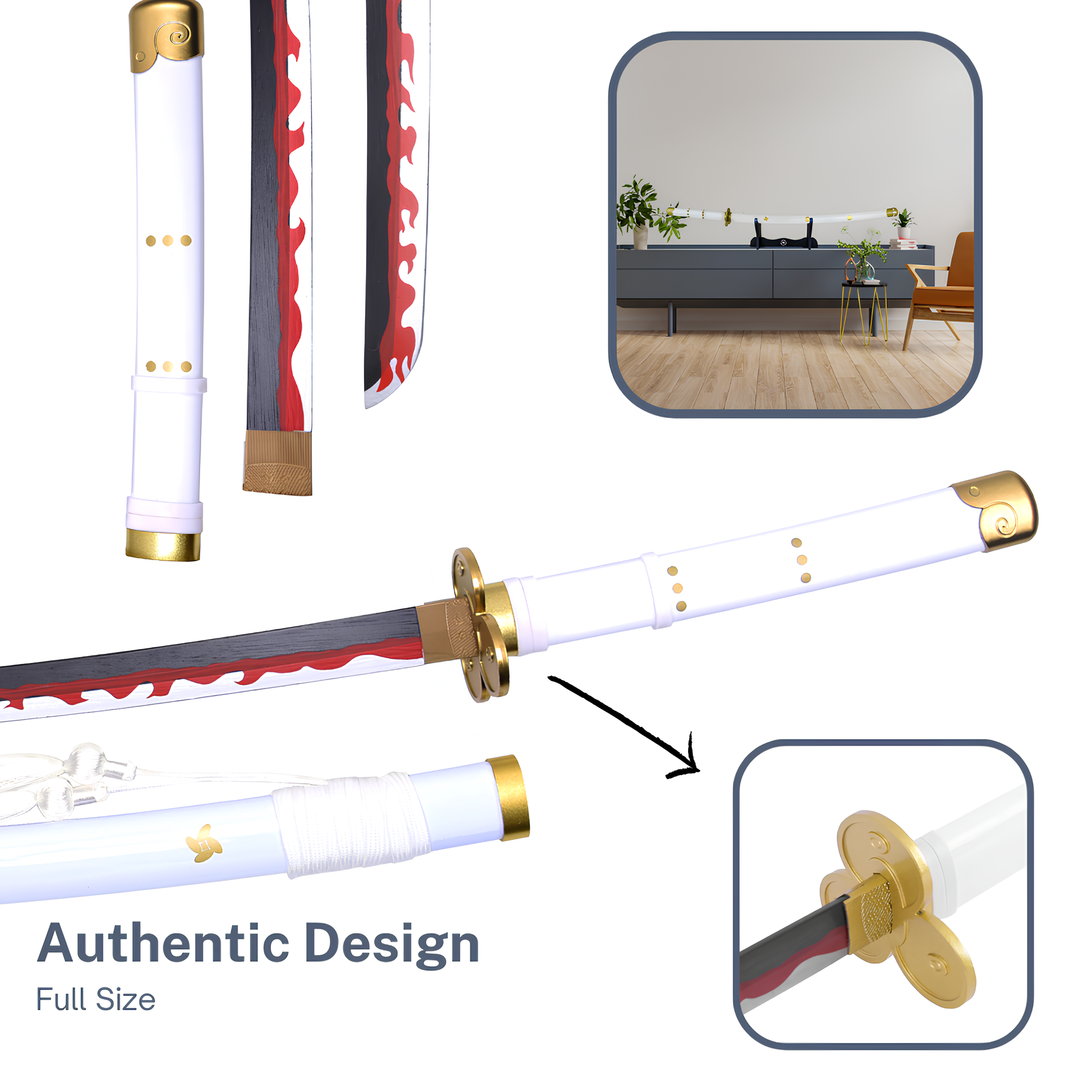 Hashiman - Katana One Piece (Enma Blanc)