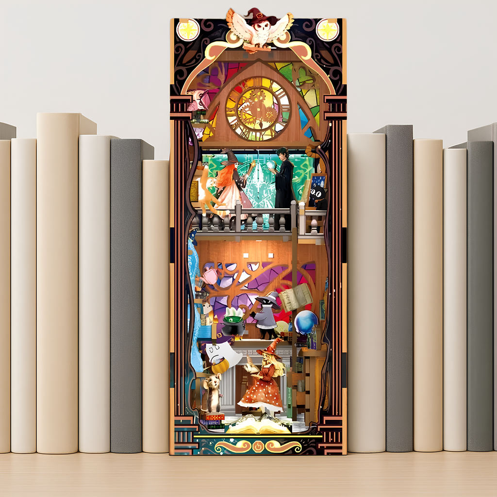 Malau - Book Nook Puzzle 3D (Mystical Magical Power)