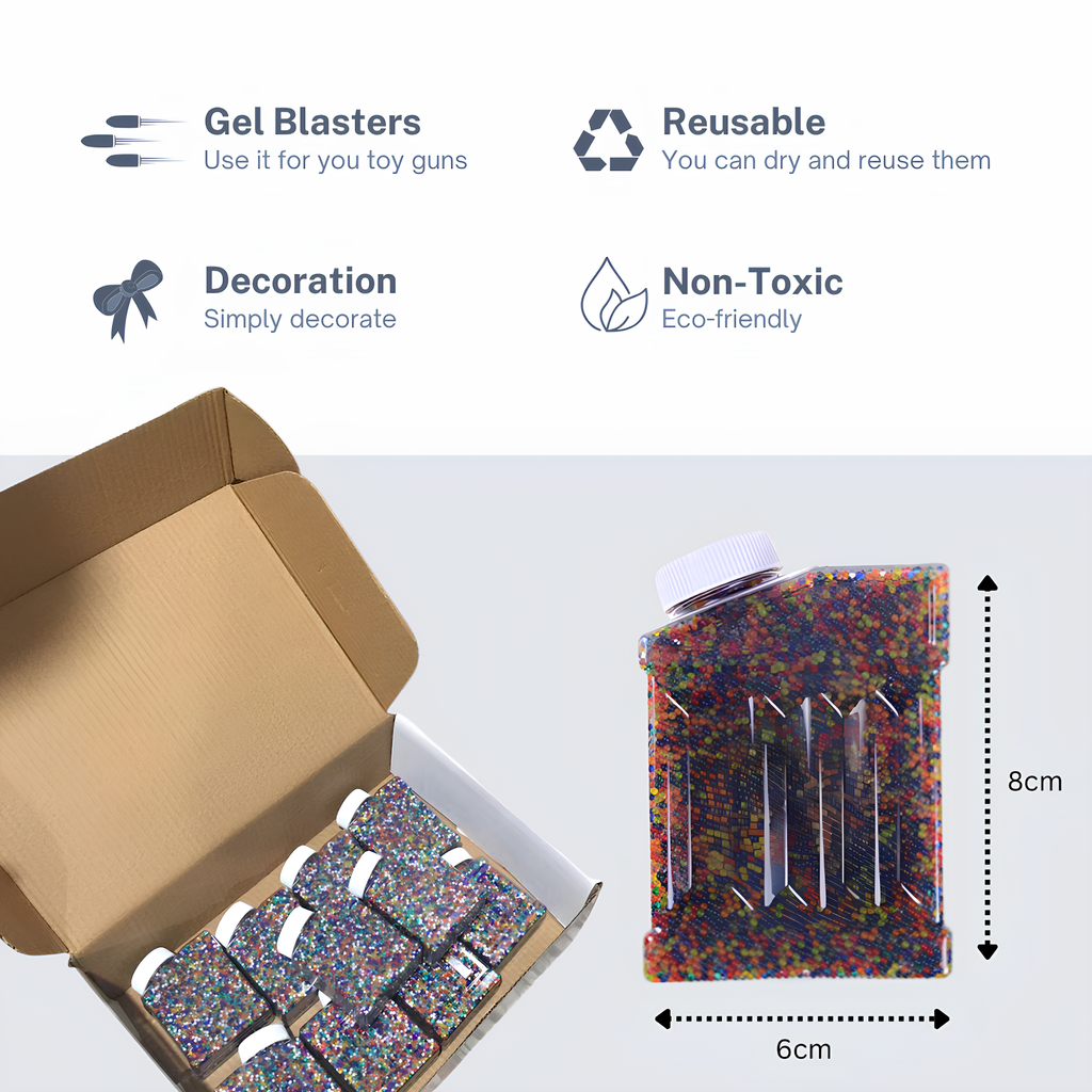 FunBlasters - 200 000 Perles d'eau Multicolore