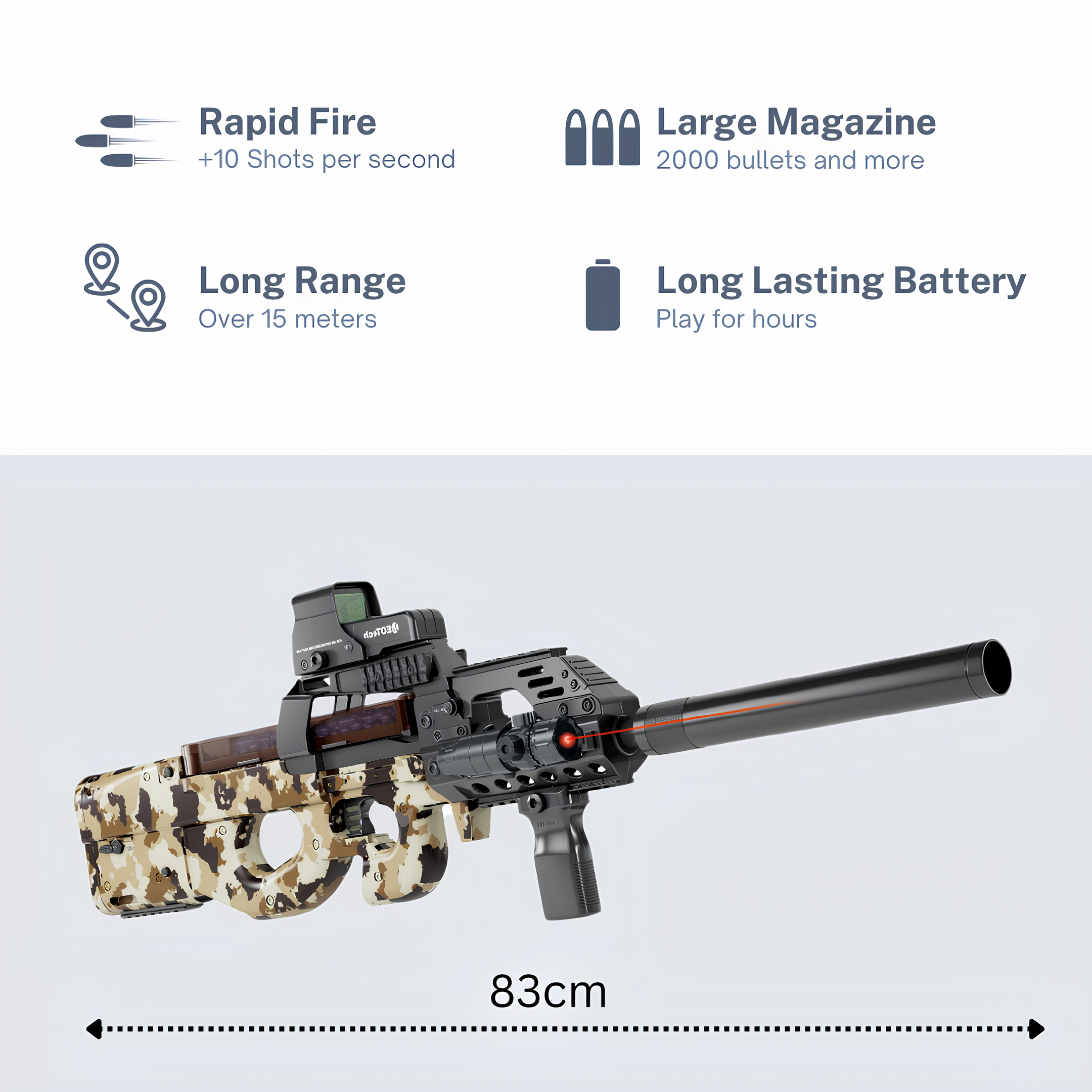 FunBlasters - Gel Blaster Gun P90