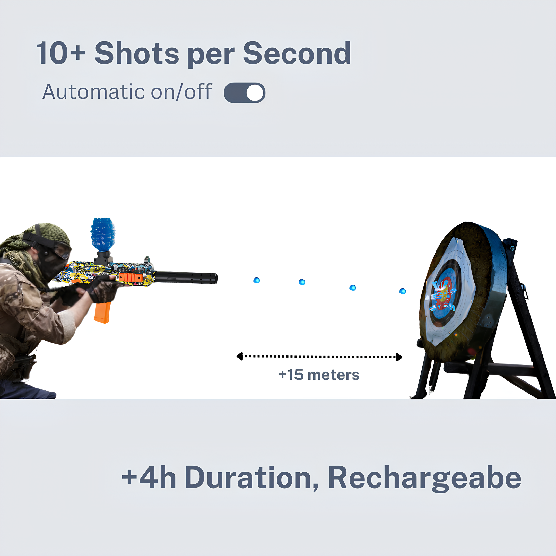 FunBlasters - Gel Blaster Gun ARP9