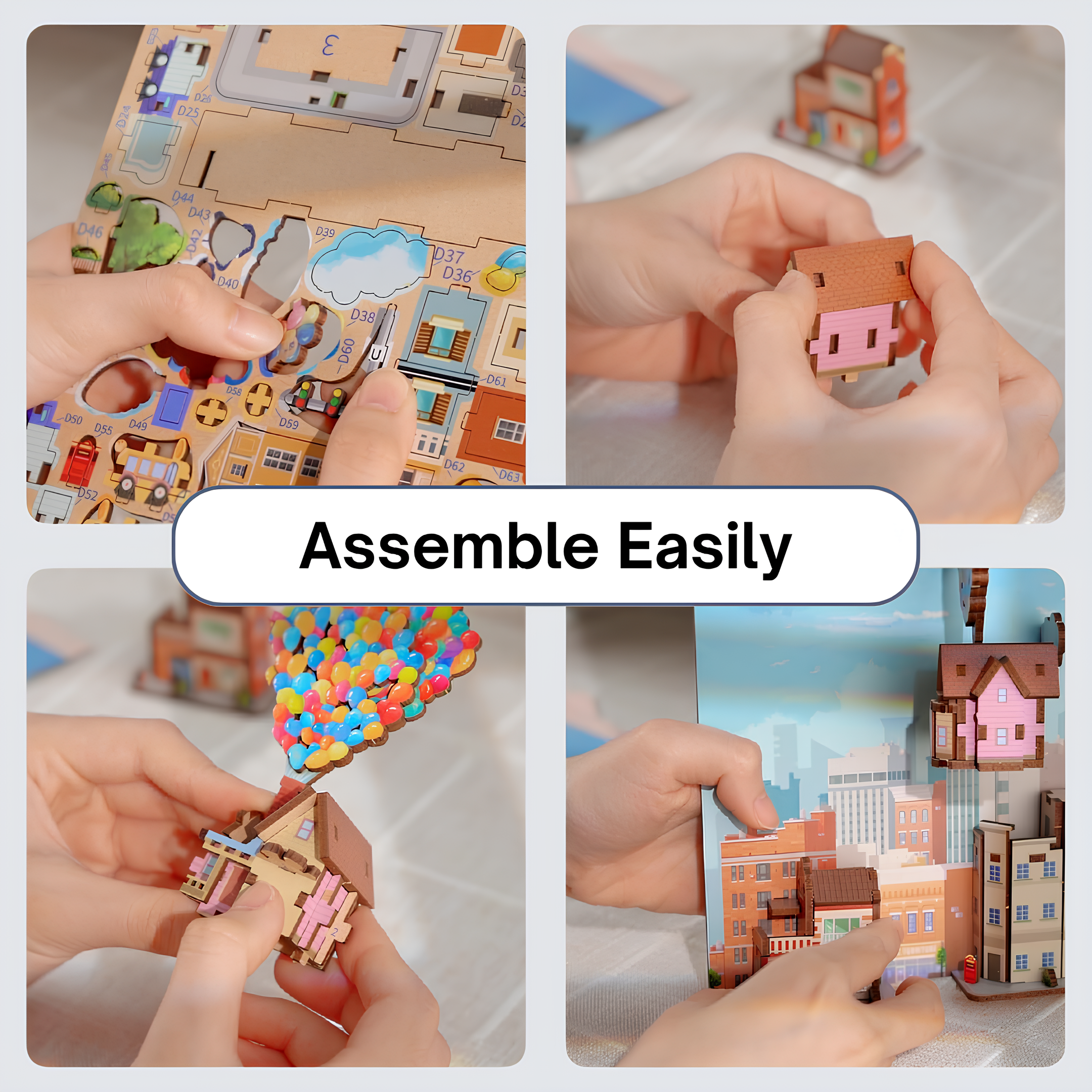 Malau - Book Nook Puzzle 3D (Mobile Flying Hous)