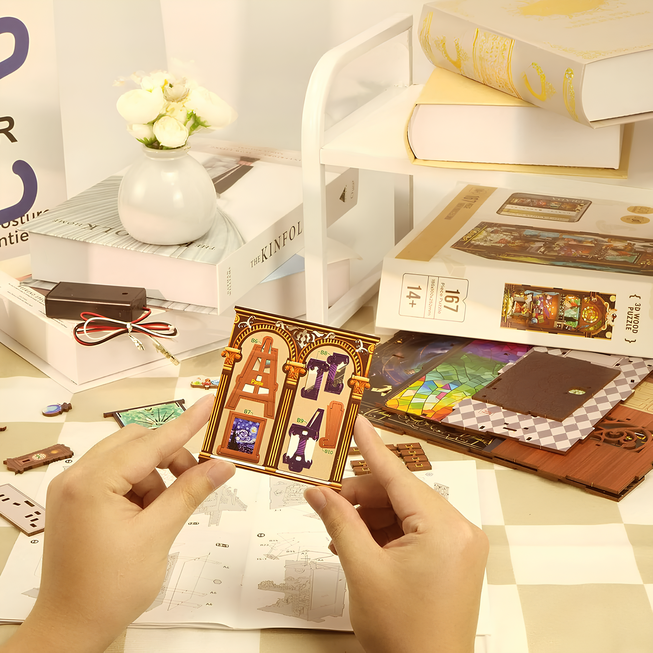 Malau - Book Nook Puzzle 3D (Mystical Magical Power)