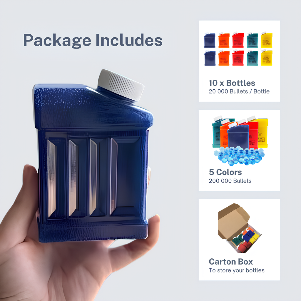 FunBlasters - 200 000 Perles d'eau 5 Couleurs